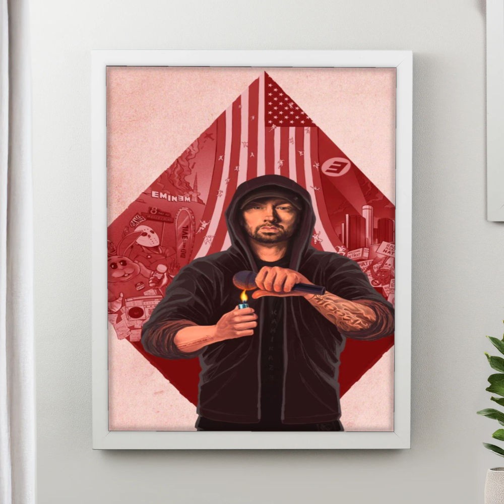 تابلو پینکمن طرح موسیقی امینم 2023 Eminem 2023 2 Jm