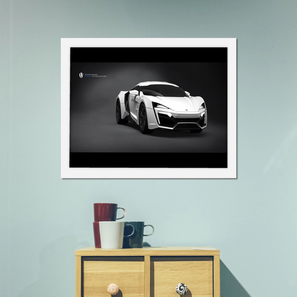 تابلو پینکمن طرح ماشین لایکان هایپراسپرت Lykan Hypersport 5 Jm