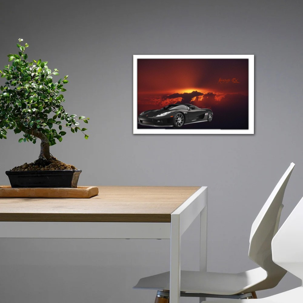 تابلو پینکمن طرح ماشین کونیگزگ Koenigsegg 8 Jm