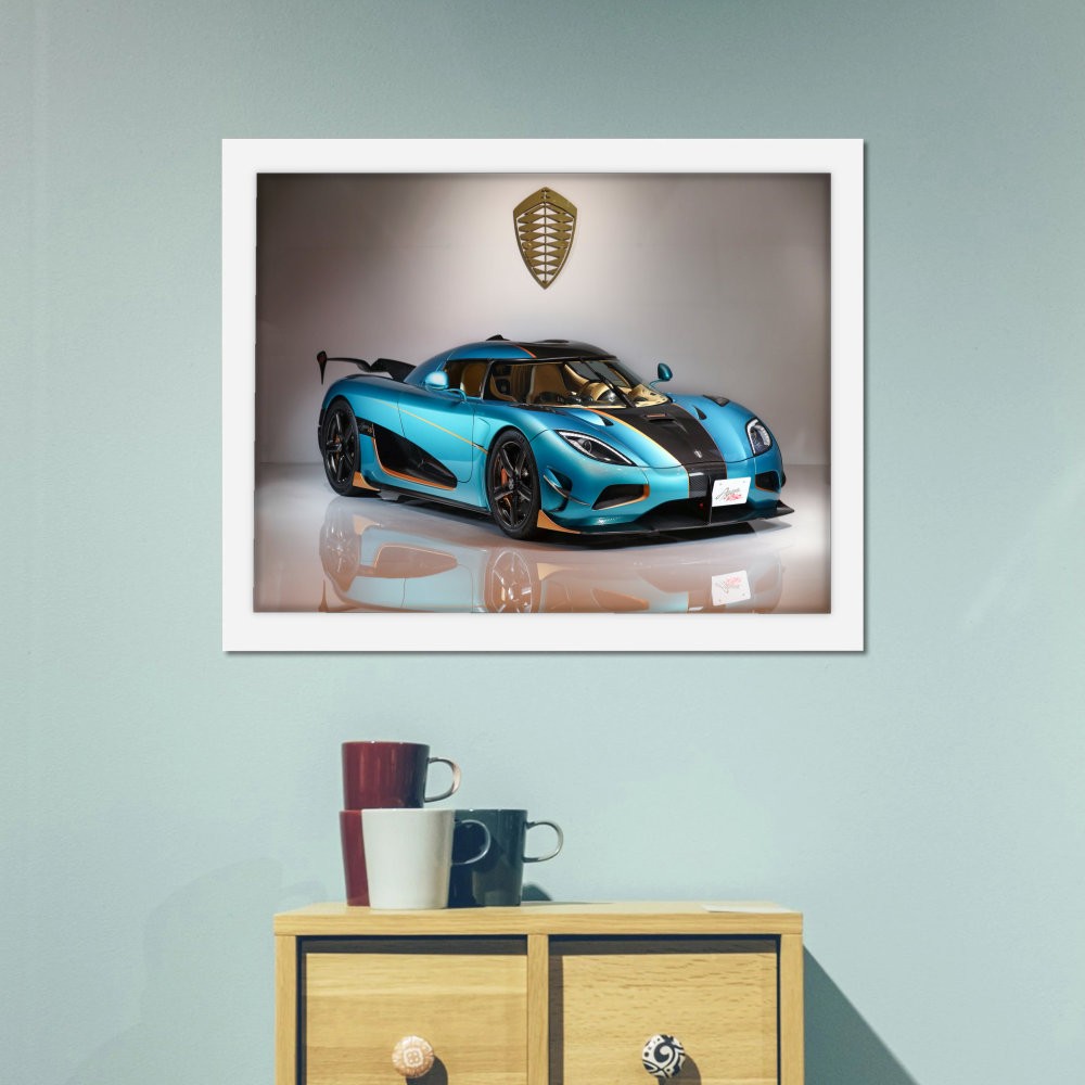 تابلو پینکمن طرح ماشین کونیگزگ Koenigsegg 57 Jm