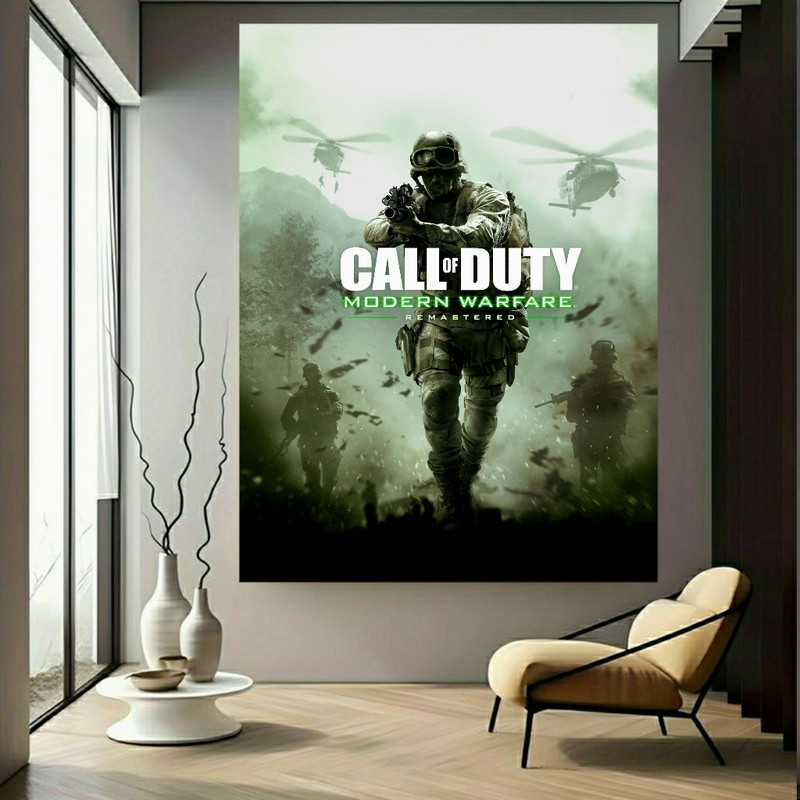 پوستر طرح کال اف دیوتی مدل Modern Warfare 2 کد GR946