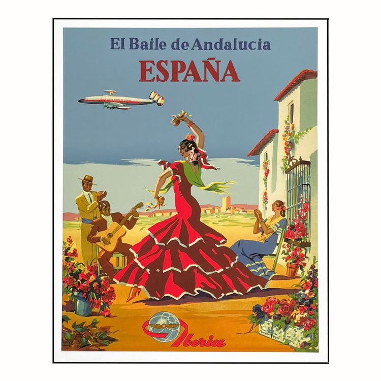 پوستر مدل سفر به اسپانیا