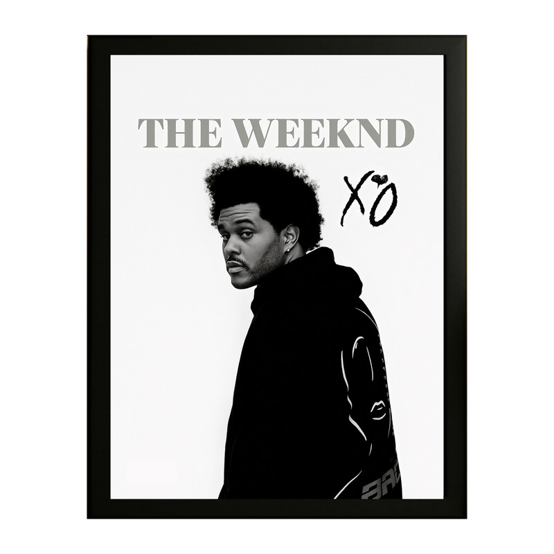 تابلو طرح د ویکند The Weeknd کد 03 فریم مشکی
