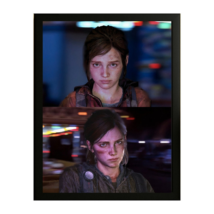 تابلو طرح لست اف اس last of us کد 03 فریم مشکی