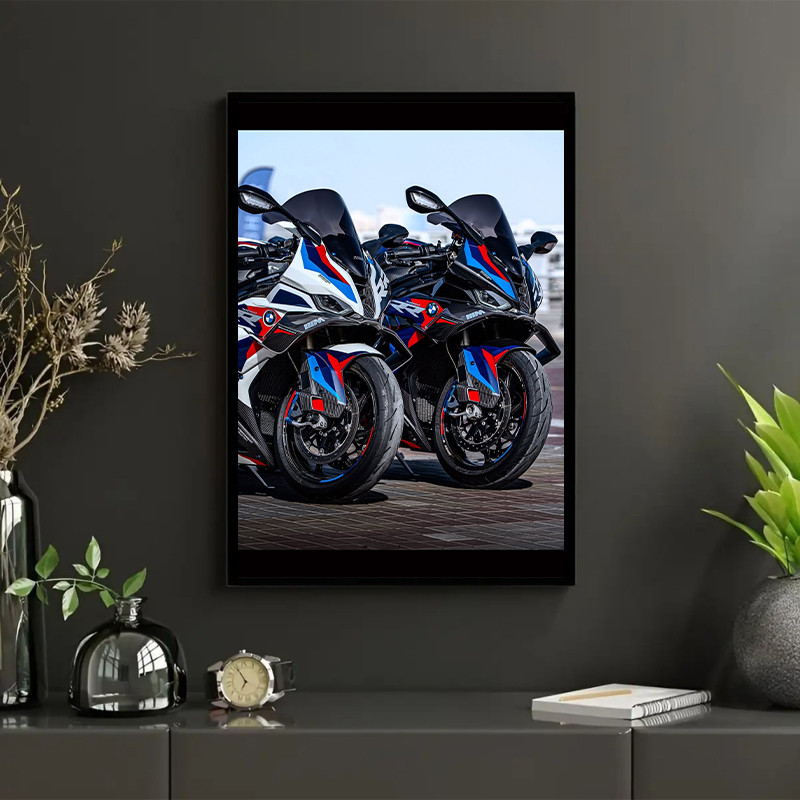 تابلو طرح BMW S1000 RR کد 02 فریم مشکی