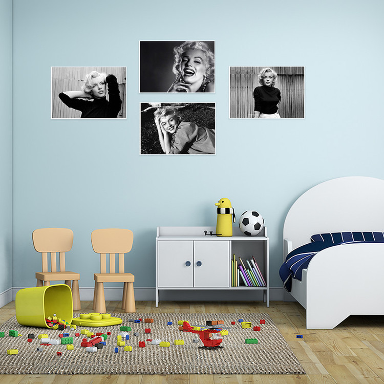 پوستر طرح مریلین مونرو کد A-2160-Marilyn Monroe مجموعه 4 عددی
