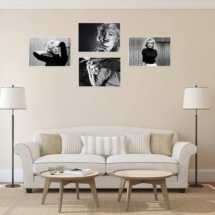 پوستر طرح مریلین مونرو کد A-2160-Marilyn Monroe مجموعه 4 عددی