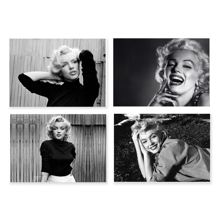 پوستر طرح مریلین مونرو کد A-2160-Marilyn Monroe مجموعه 4 عددی