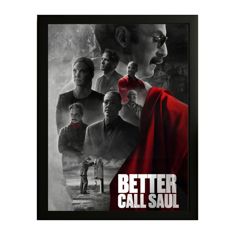 تابلو طرح بهتره با سال تماس بگیری better call saul کد 01 فریم مشکی