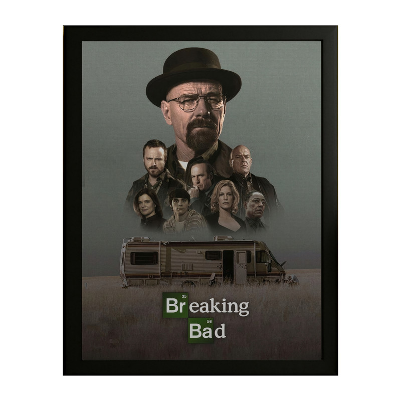 تابلو طرح برکینگ بد Breaking Bad کد 01 فریم مشکی