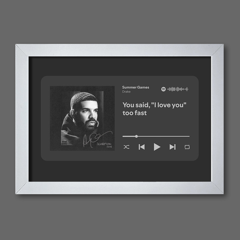 تابلوی مدل تابلوی موزیکال طرح Summer Games by Drake