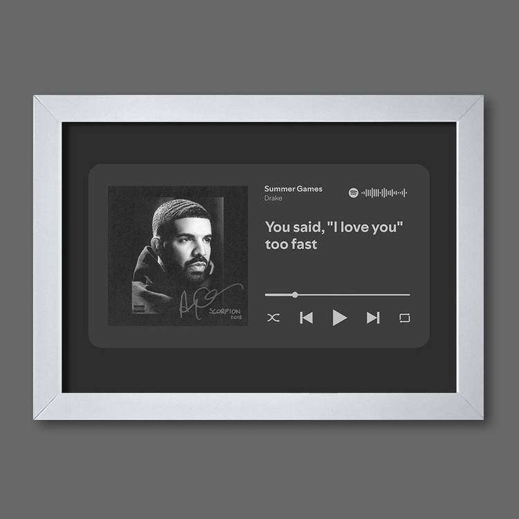 تابلوی مدل تابلوی موزیکال طرح Summer Games by Drake