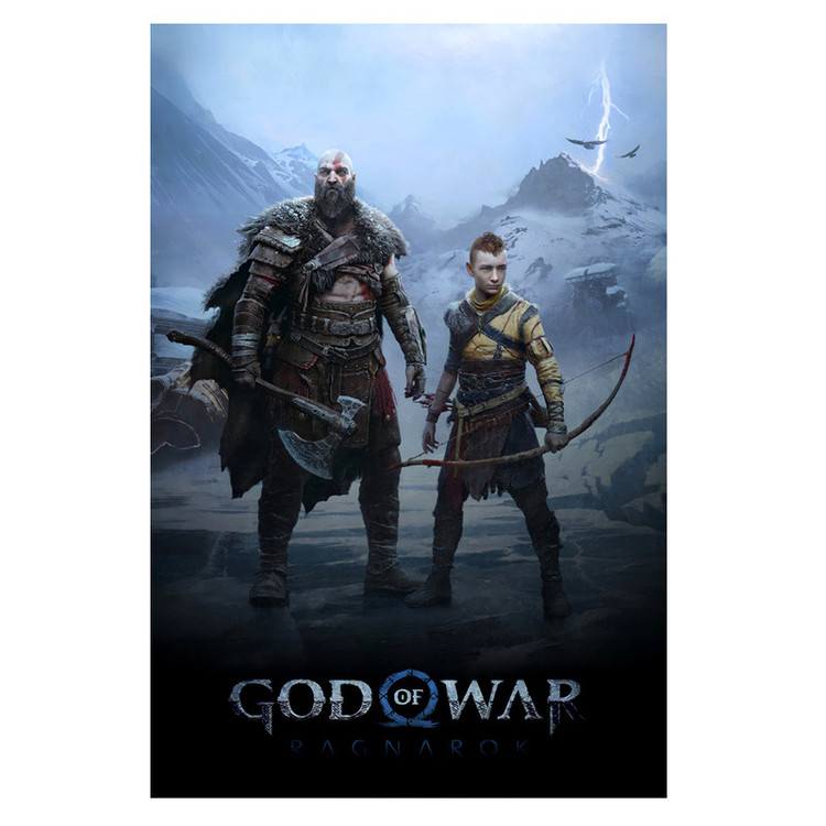 پوستر مدل کریتوس طرح گیم خدای جنگ God of war کد 326