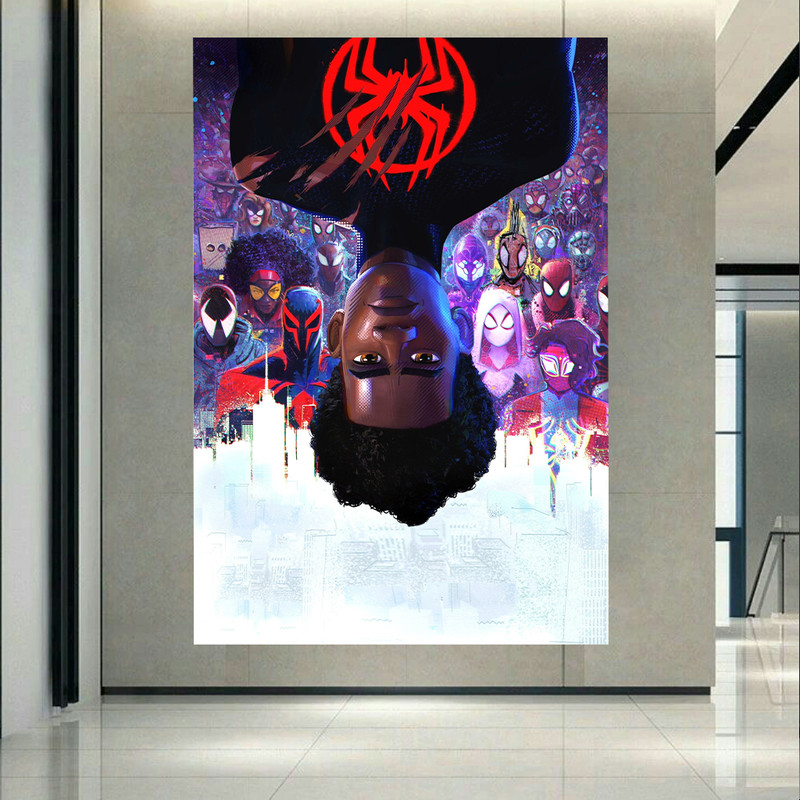 پوستر طرح مرد عنکبوتی مدل The Spider-Verse کد AR18020