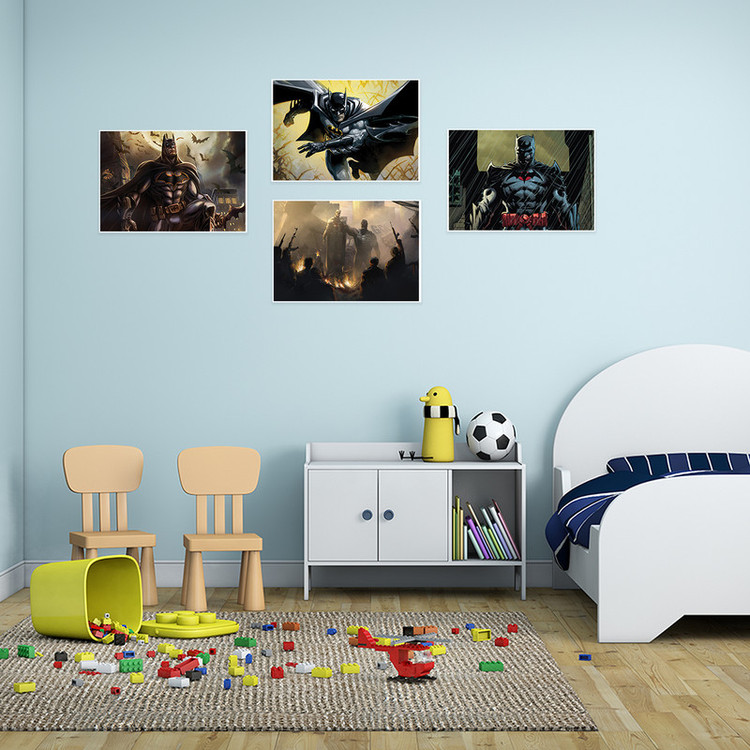 پوستر طرح بتمن کد A-2205- Batman مجموعه 4 عددی