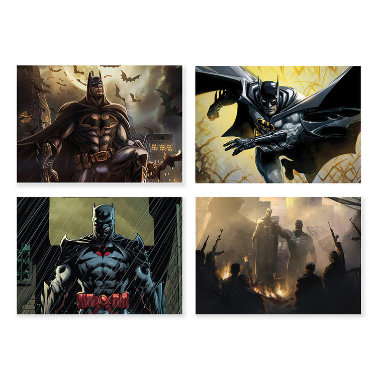 پوستر طرح بتمن کد A-2205- Batman مجموعه 4 عددی