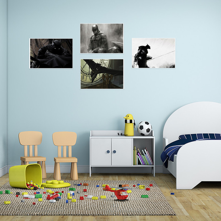 پوستر طرح بتمن کد A-2212- Batman مجموعه 4 عددی