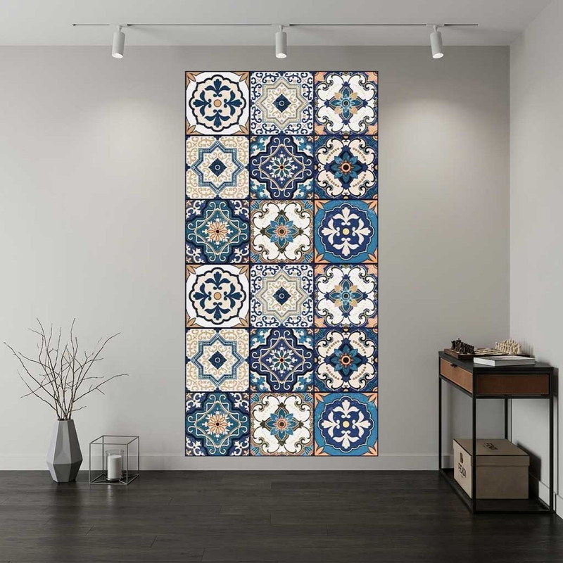 پوستر طرح  معماری ایرانی مدل کاشی کاری سنتی کد DV1197