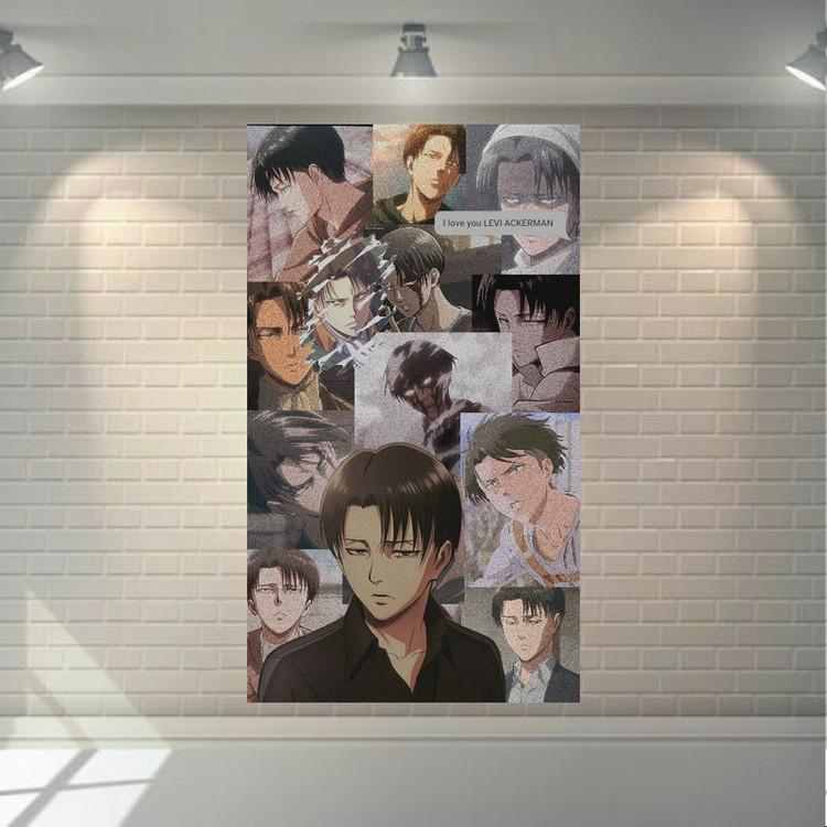 پوستر دیواری طرح انیمه اتک آن تایتان - Attack on Titan مدل SDP2506