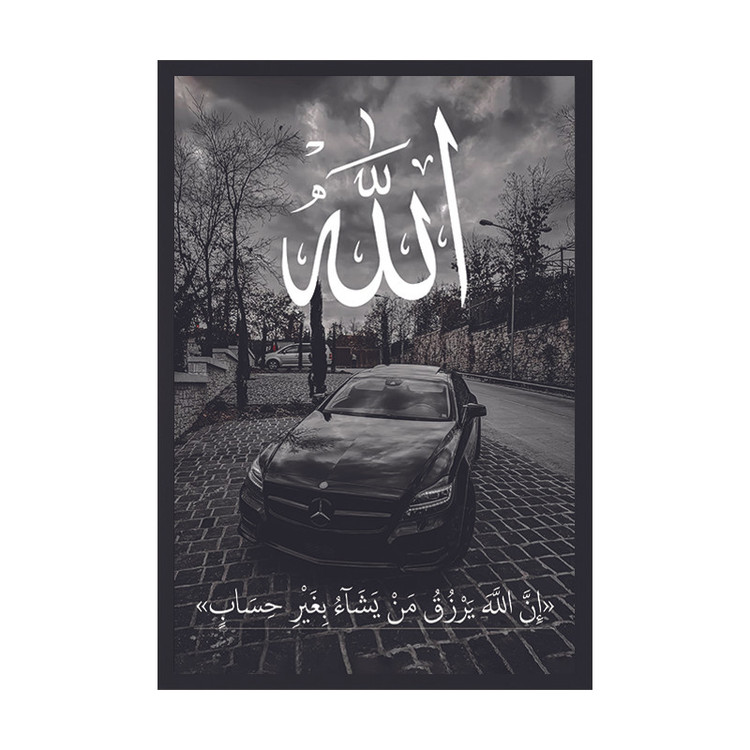 تابلو طرح وین چیتا کد 02 فریم مشکی
