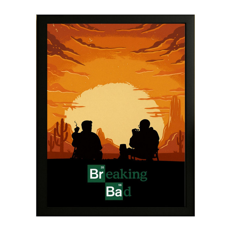 تابلو طرح برکینگ بد Breaking Bad کد 03 فریم مشکی