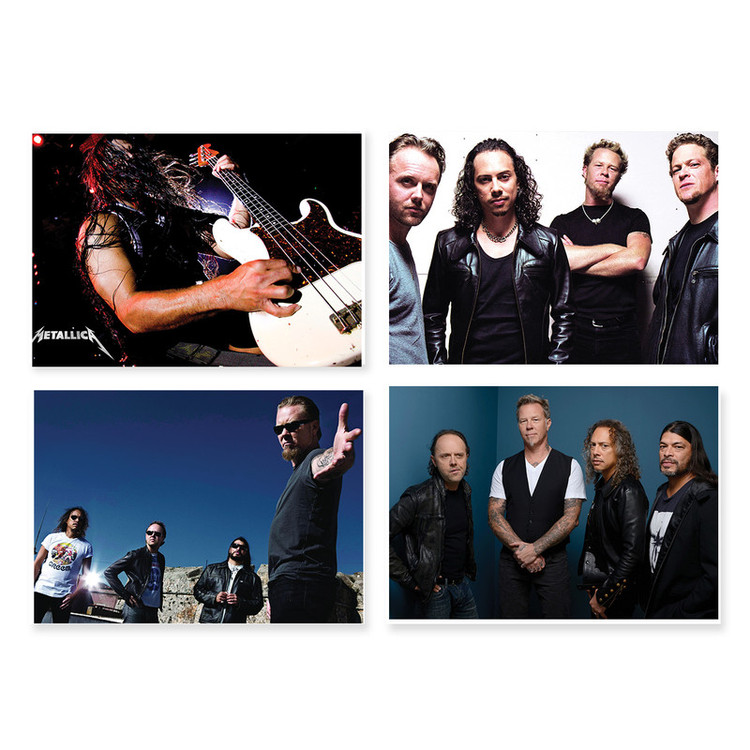 پوستر طرح متالیکا کد A-2132-Metallica مجموعه 4 عددی