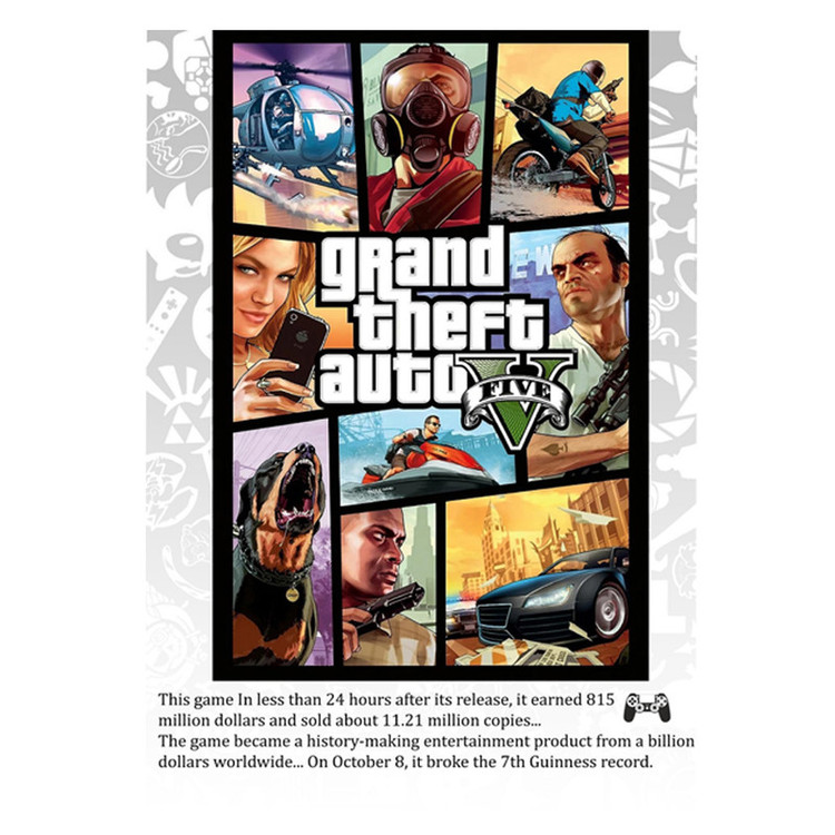 پوستر مدل بازی gtav کد 2