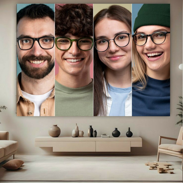 پوستر طرح چشم پزشکی مدل عینک کد FP105580