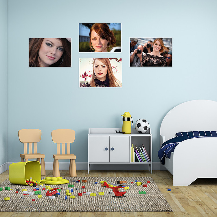 پوستر طرح اما استون کد A-2168-Emma Stone مجموعه 4 عددی