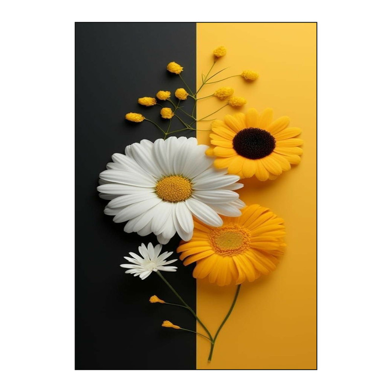 پوستر مدل گل کد BA1435
