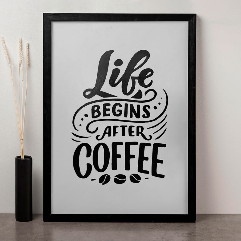 تابلو صبا طرح مدل COFFEE کد 725