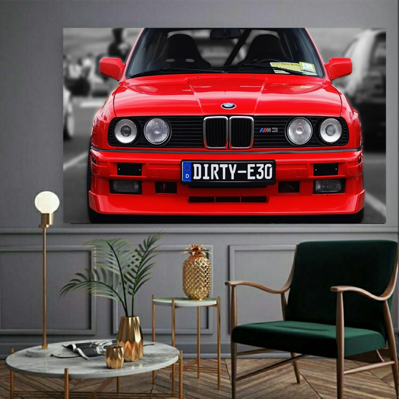 پوستر دیواری طرح ماشین BMWمدلFP356
