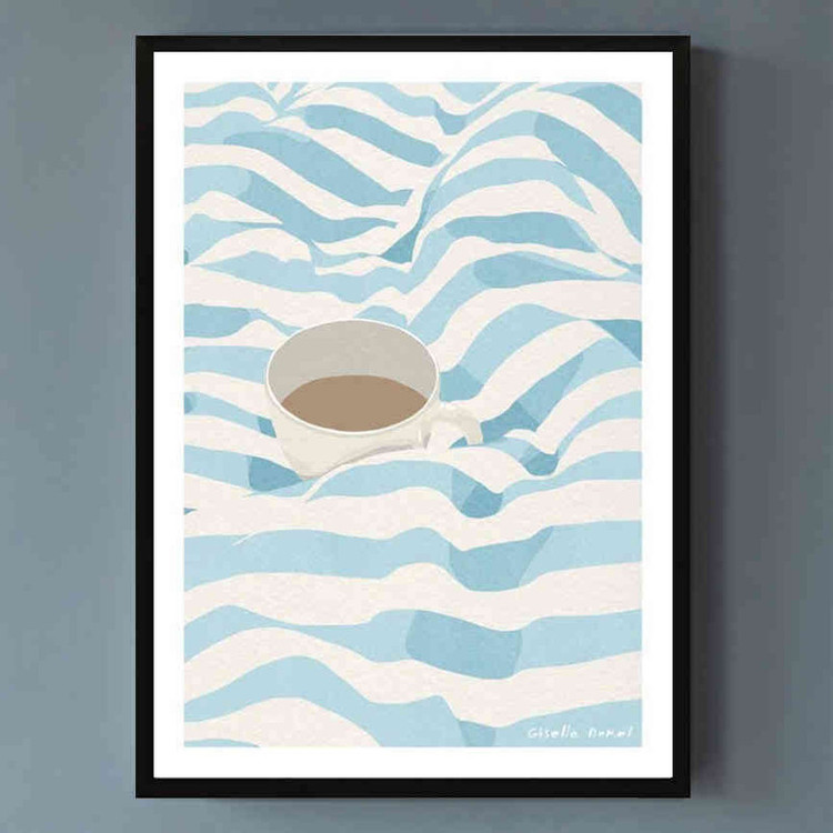 تابلو مدل Coffee in bed کد 248901504