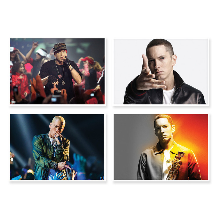 پوستر طرح Eminem کد A-1717 مجموعه 4 عددی