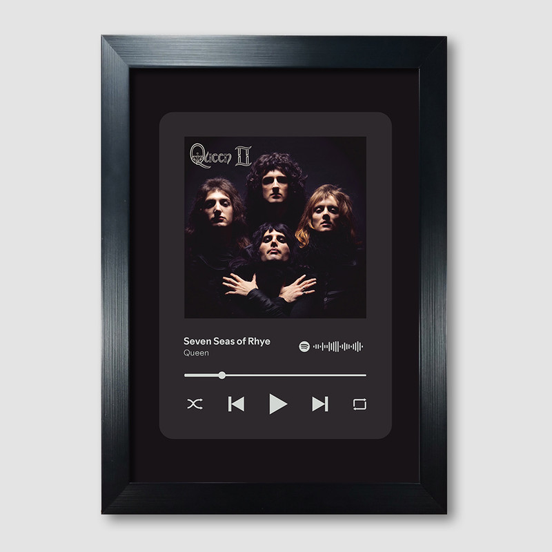 تابلو مدل موزیکال طرح Seven Seas of Rhye by Queen