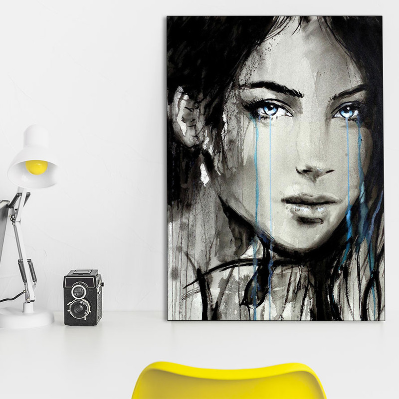 تابلو شاسی گالری استاربوی طرح تنهایی مدل Art 43