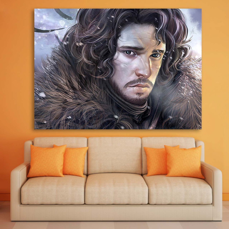 تابلو شاسی طرح جان اسنو مدل Game of Thrones 0766