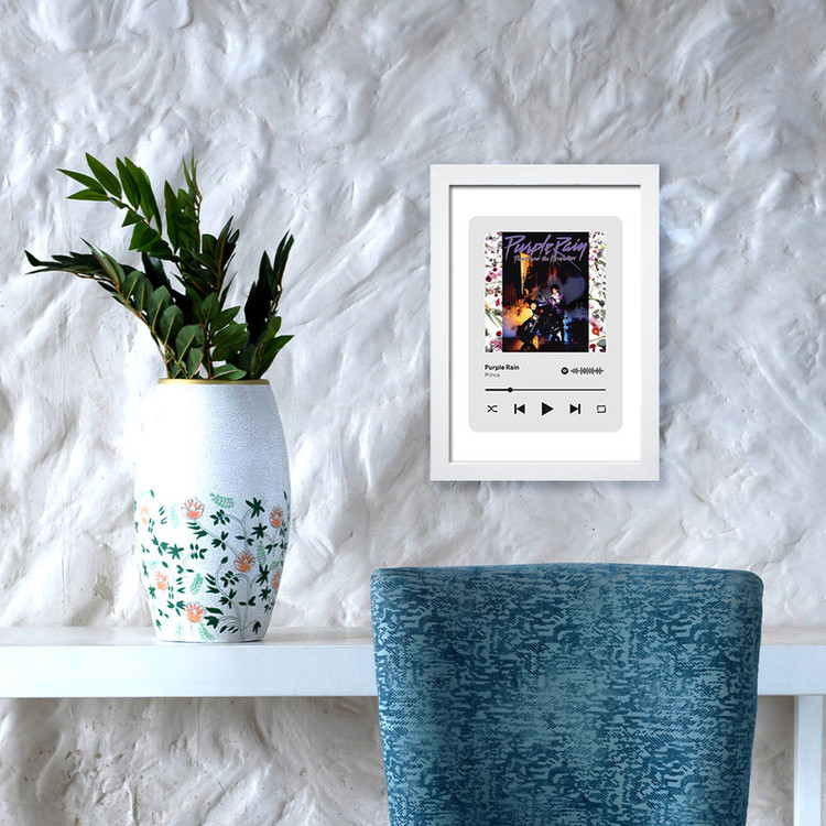 تابلو مدل موزیکال طرح Purple Rain by Prince