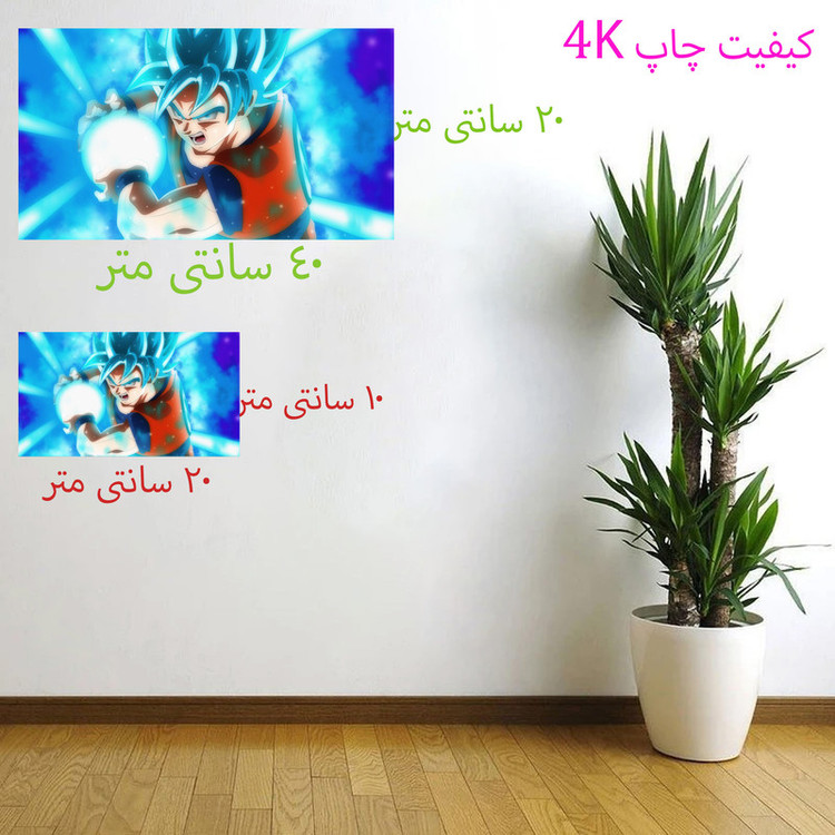 برچسب دیواری مدل انیمه 4k کد 9137