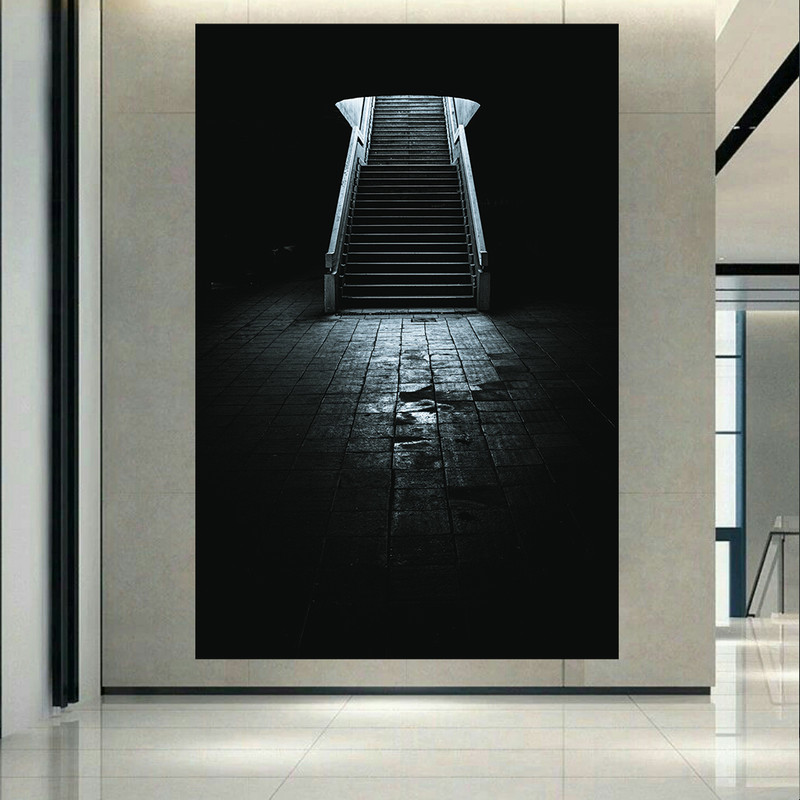 استیکر طرح پلکان مدل DARK کد AR1233
