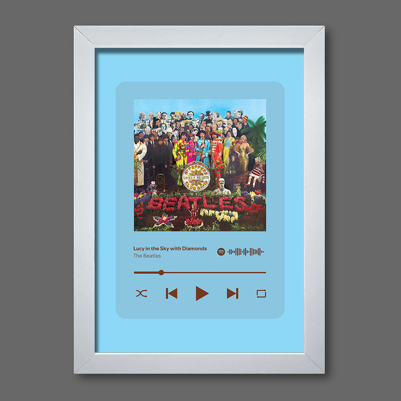 تابلو مدل موزیکال طرح Lucy in the Sky with Diamonds by The Beatles