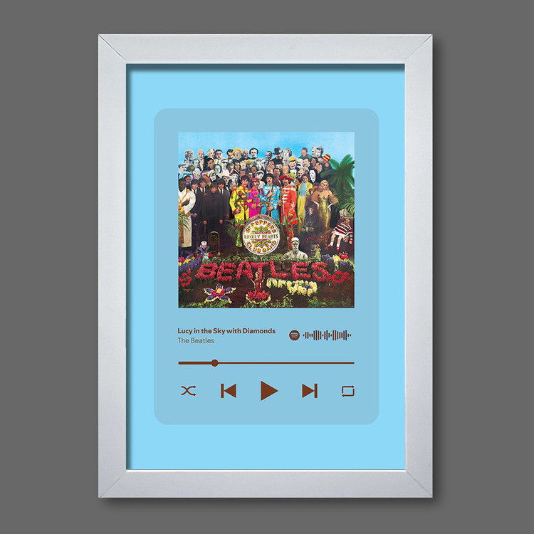 تابلو مدل موزیکال طرح Lucy in the Sky with Diamonds by The Beatles