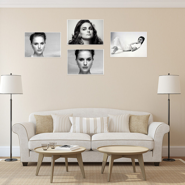 پوستر طرح ناتالی پورتمن کد A-2150-Natalie Portman مجموعه 4 عددی