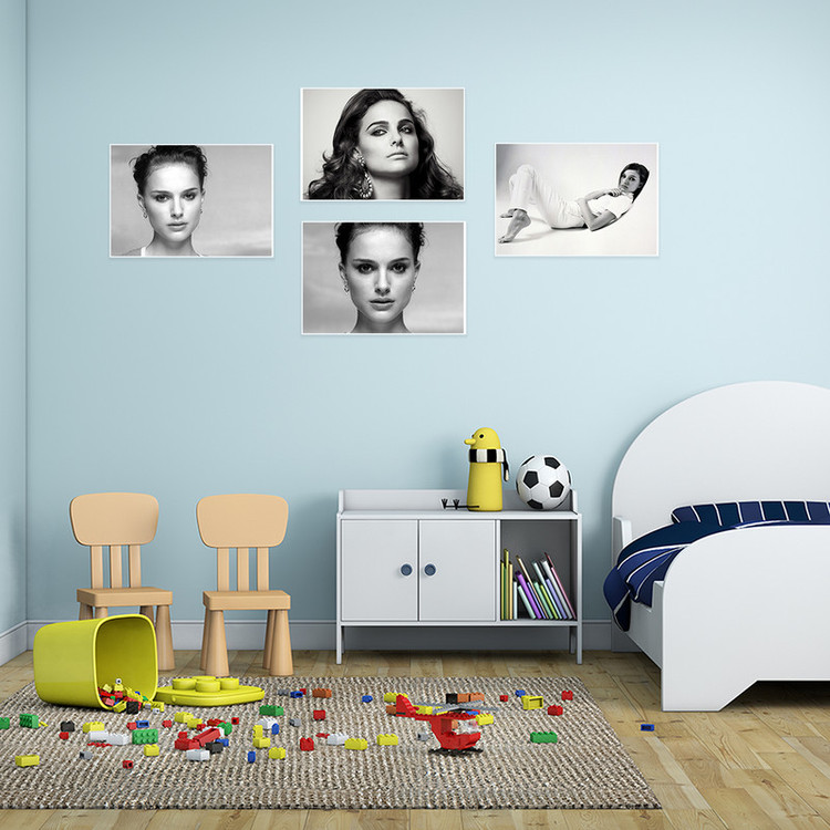 پوستر طرح ناتالی پورتمن کد A-2150-Natalie Portman مجموعه 4 عددی