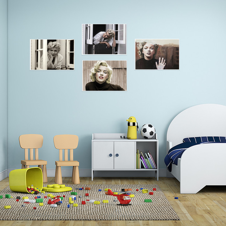 پوستر طرح مریلین مونرو کد A-2159-Marilyn Monroe مجموعه 4 عددی