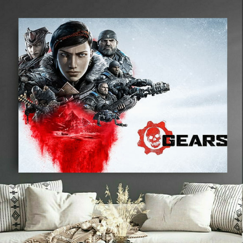 پوستر طرح ویدئو گیم مدل gears کد FP106000
