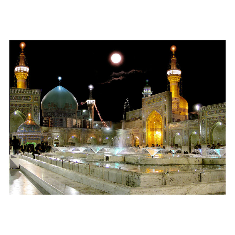 تابلوشاسی طرح مذهبی مدل حرم امام رضا کد H 104