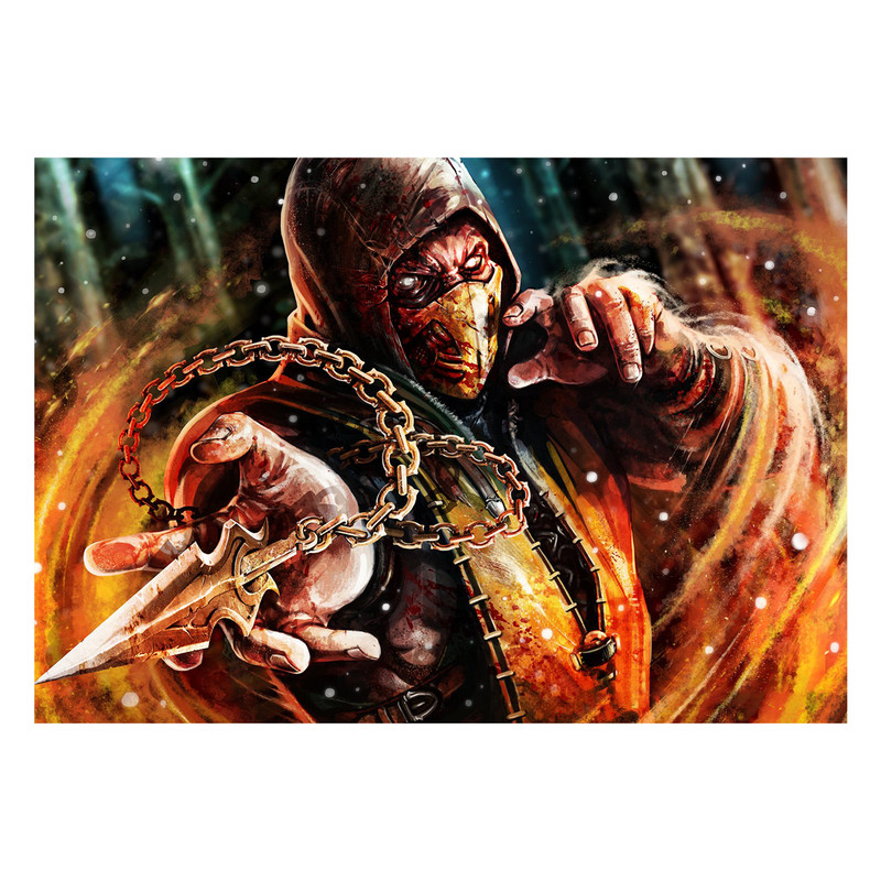 پوستر ماهتاب طرح اسکورپیون Scorpion کد 2618