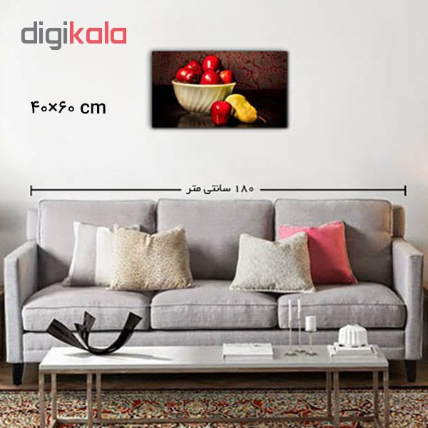 تابلو شاسی طرح سیب سرخ کد T-10157
