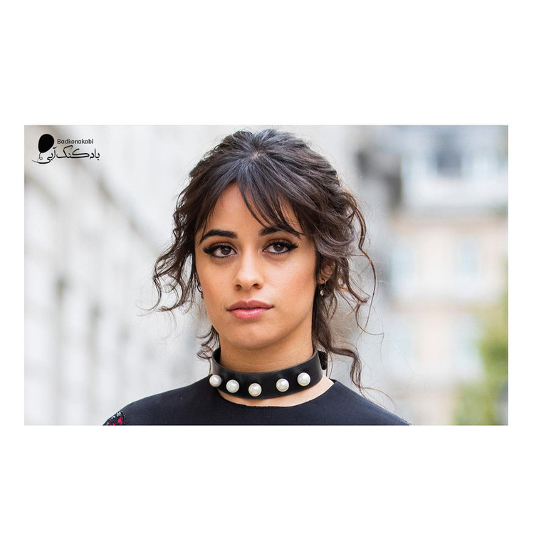پوستر دیواری بادکنک آبی طرح Camila Cabello مدل C1